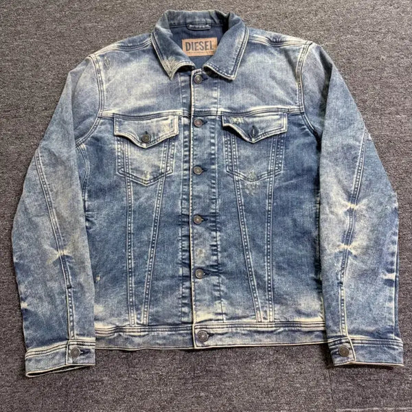 [BUNJANG] Diesel Washed Denim Jacket XL / 디젤 워싱 데님 자켓