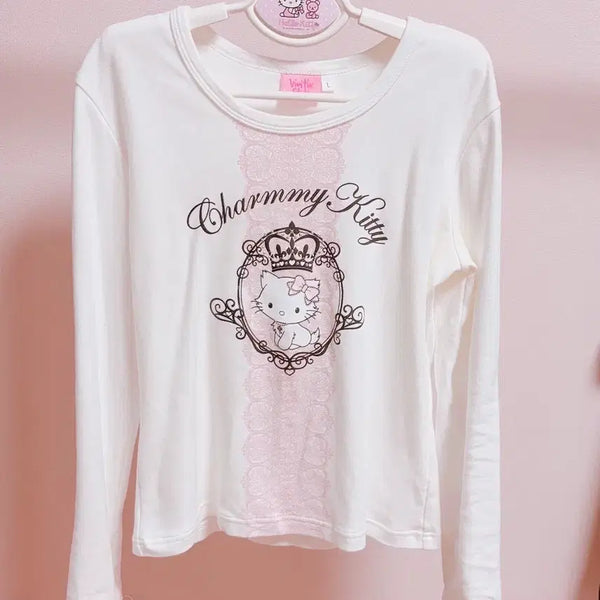 [BUNJANG] Vivitix Charmmy Kitty T-Shirt / vivitix 비비틱스 챠미키티 티셔츠 핀터레스트