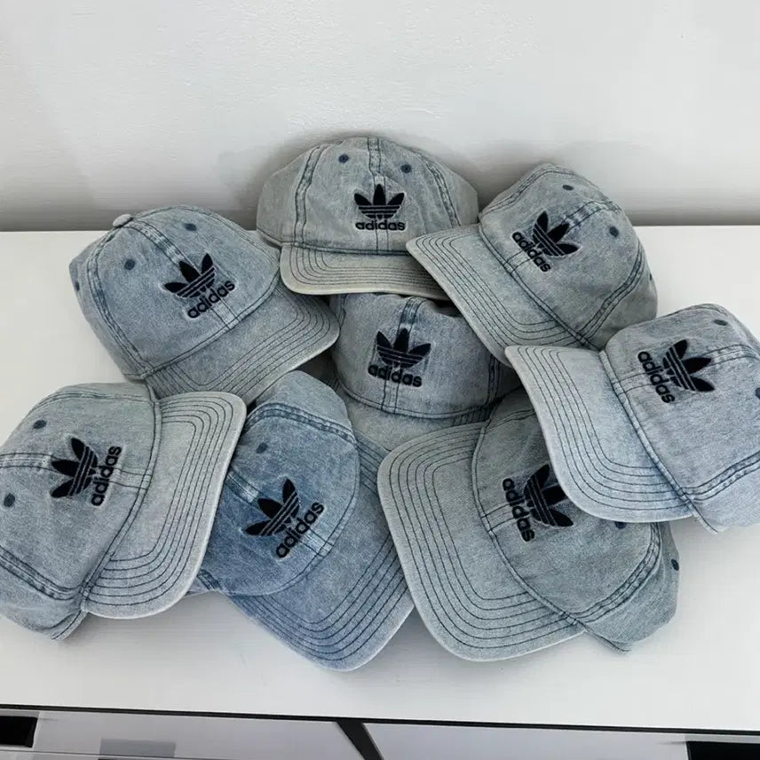 [BUNJANG] Urban Picker x Adidas Vintage Denim Ball Cap Free Size / 어반피커 아디다스 빈티지 데님 볼캡