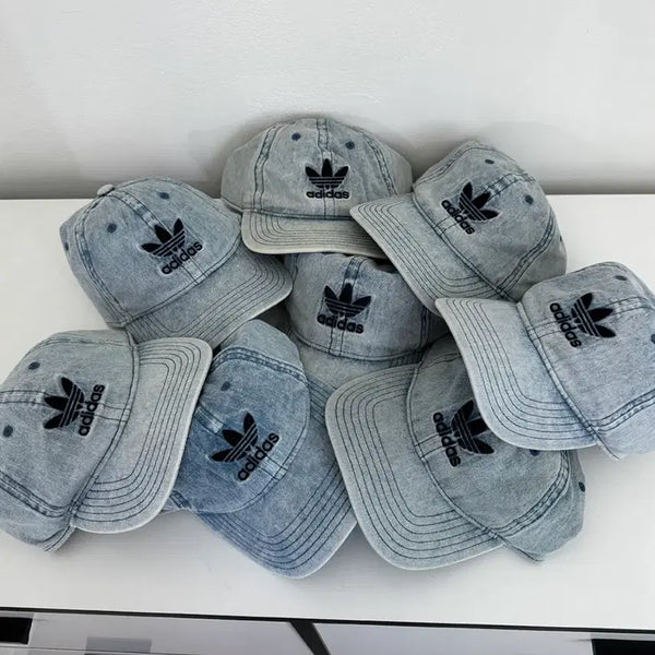 [BUNJANG] Urban Picker x Adidas Vintage Denim Ball Cap Free Size / 어반피커 아디다스 빈티지 데님 볼캡