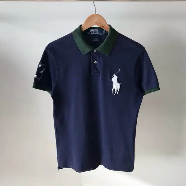 [BUNJANG] Polo Ralph Lauren Big Pony Navy Short Sleeve Polo Shirt / 폴로 빅포니 네이비 반팔 카라티