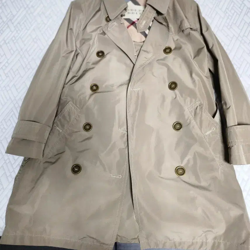 [BUNJANG] Burberry Classic Trench Coat Khaki Beige Size 55 / 버버리 트렌치코트 카키베이지 색상
