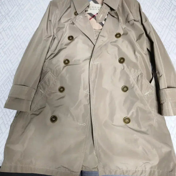 [BUNJANG] Burberry Classic Trench Coat Khaki Beige Size 55 / 버버리 트렌치코트 카키베이지 색상