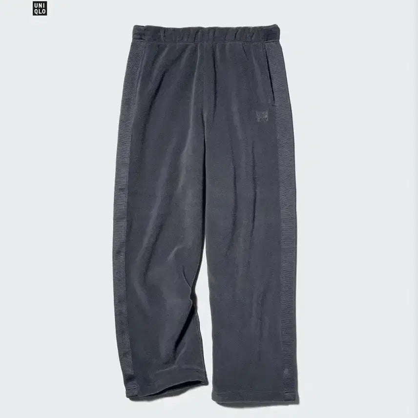 [BUNJANG] Uniqlo x Needles Fleece Pants Grey L / 유니클로 니들스 플리스 팬츠 그레이 L