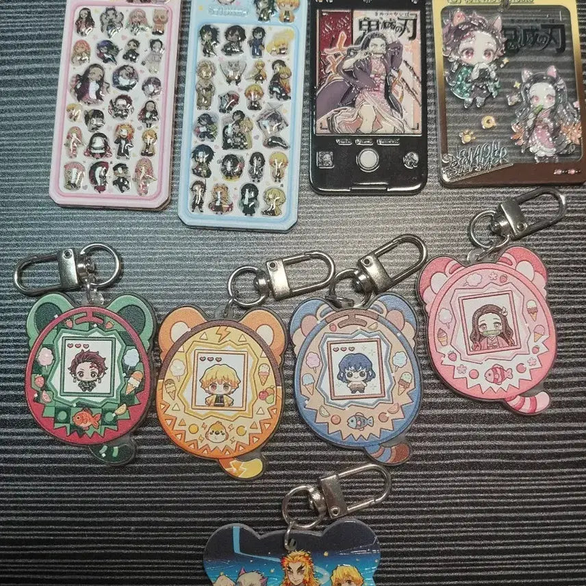 [BUNJANG] Handmade Demon Slayer Acrylic Keyring / (핸드메이드) 귀멸의 칼날 아크릴 키링