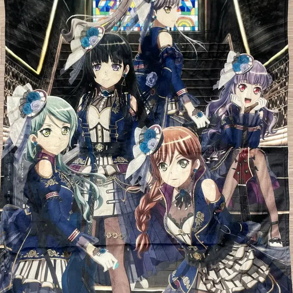 [BUNJANG] BanG Dream! Roselia Blanket / 뱅드림)로젤리아 담요판매