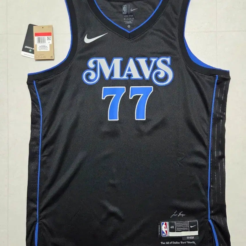 [BUNJANG] Nike Luka Doncic Dallas Mavericks NBA Swingman Jersey City Edition / 나이키 정품) 루카 돈치치 댈러스 매버릭스 NBA 스윙맨 유니폼 시티 에디션