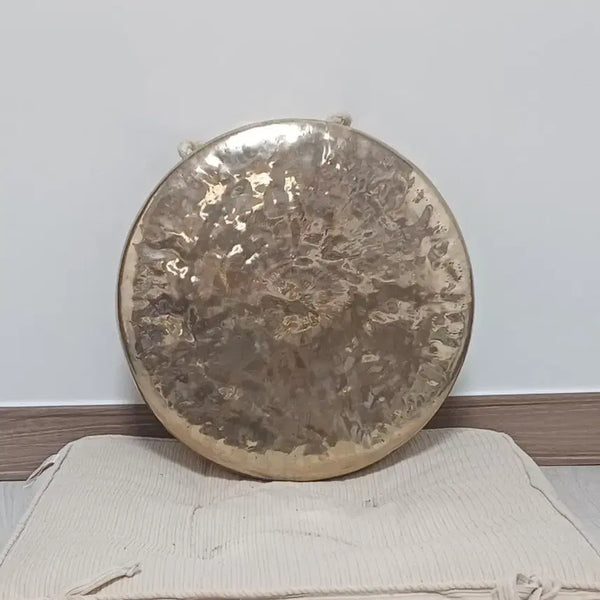[BUNJANG] Kim Mun-ik Crafted Bangjja Jing (Gong) / 방짜징 팝니다 (무속 사물 장구 꽹과리 풍물 골동품)