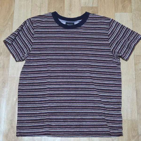 [BUNJANG] Howling Stripe Terry Short Sleeve T-Shirt L Size / 하울린 스트라이프 테리 반팔 L사이즈