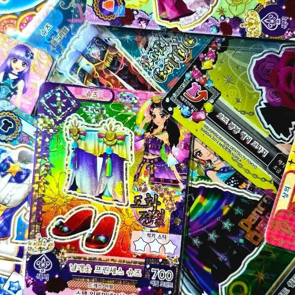 [BUNJANG] Aikatsu! Full Set 100 Cards (including 19 Prism Cards) with Official Binder / 아이카츠 한판카드 100장 벽돌(프레 19장)+공식바인더