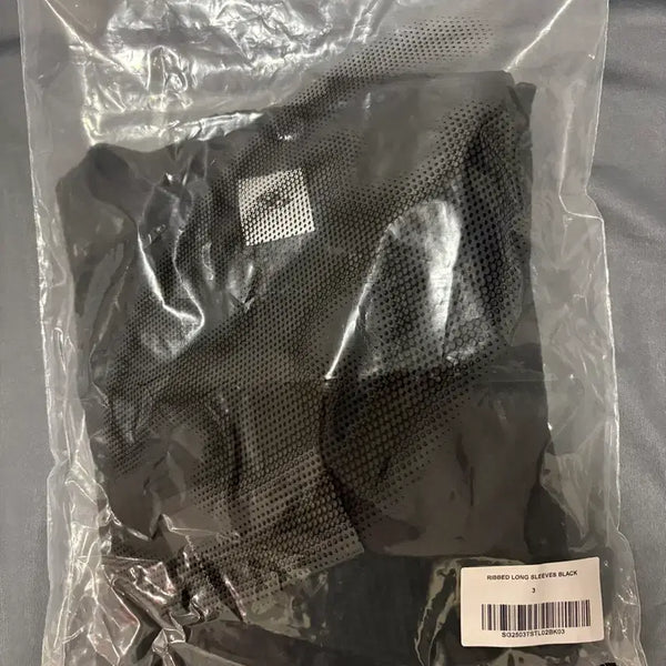 [BUNJANG] Sansan Gear Ribbed Knit Long Sleeve Black / [3]산산기어 리브드 니트 롱슬리브 블랙