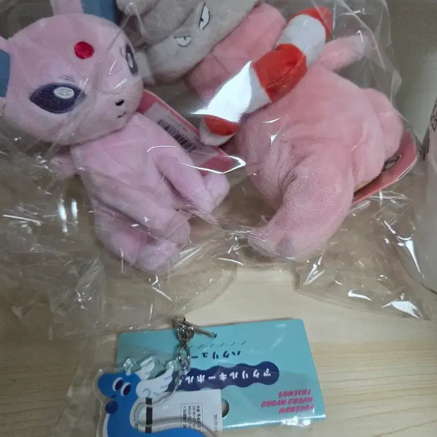 [BUNJANG] Pokemon Plush Toys - Eevee, Slowking + Dragonair Keychain / 포켓몬스터 봉제인형 에브이 야도킹 +신뇽키링
