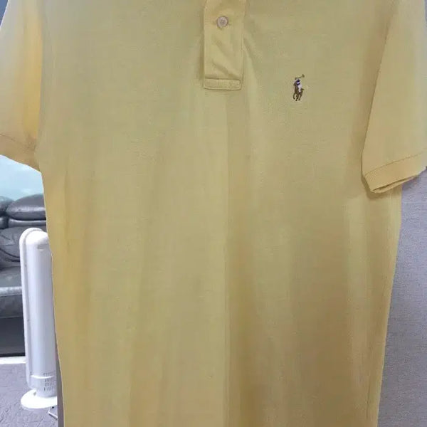 [BUNJANG] Polo Ralph Lauren Yellow Pique Polo Shirt - Size S / 폴로 랄프로렌 옐로우 카라티 S