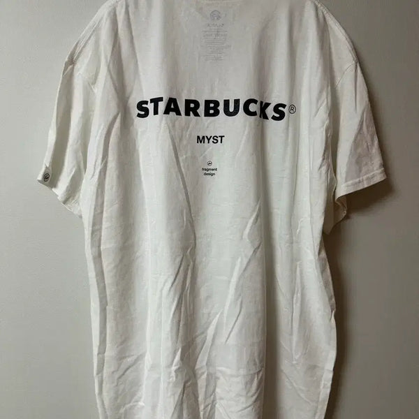 [BUNJANG] Starbucks Fragment Design T-Shirt White XL / [XL] 스타벅스 미야시타 프라그먼트 티셔츠 화이트