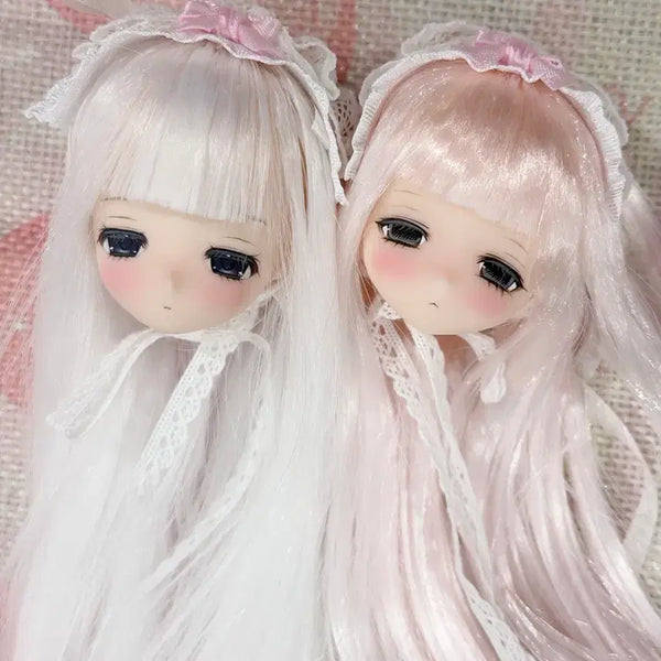 [BUNJANG] Repainted Obitsu Head with Rooted Hair / 식모+리페인팅 육일 헤드