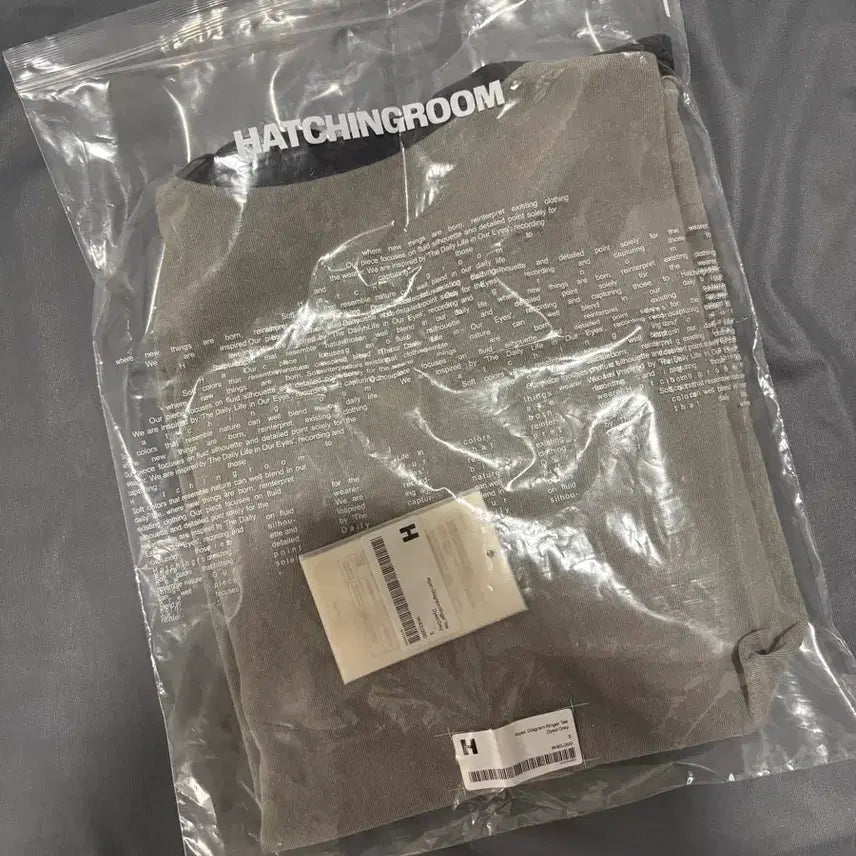 [BUNJANG] Hatching Room Pill Long Sleeve Gray / [3] 해칭룸 알약 롱슬리브 그레이
