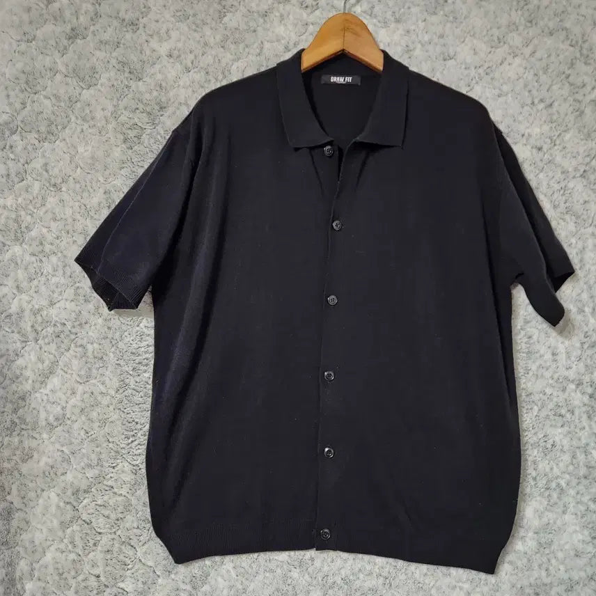 [BUNJANG] 408C Draw Fit Knit Shirt XL / 408C [XL] 드로우핏 니트 남방 셔츠