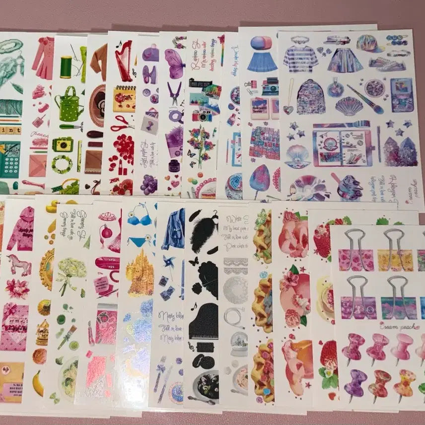 [BUNJANG] Creampeach Sticker Pack (45 pcs) / 크림피치 인믹 45장 블로거 크림피치 인스 띠인스 리스 띵즈