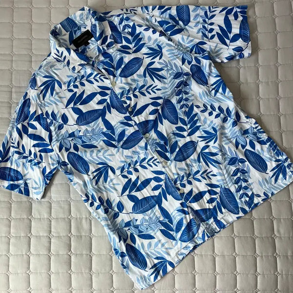 [BUNJANG] Uniform Bridge Hawaiian Short Sleeve Shirt / L) 유니폼브릿지 하와이안 반팔 셔츠