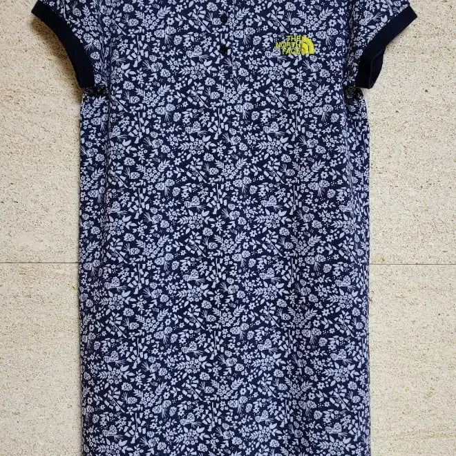 [BUNJANG] The North Face Women's Floral Pattern Polo Dress Navy M / 노스페이스 여성 플로럴 패턴 원피스