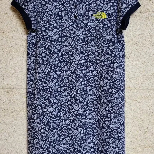 [BUNJANG] The North Face Women's Floral Pattern Polo Dress Navy M / 노스페이스 여성 플로럴 패턴 원피스