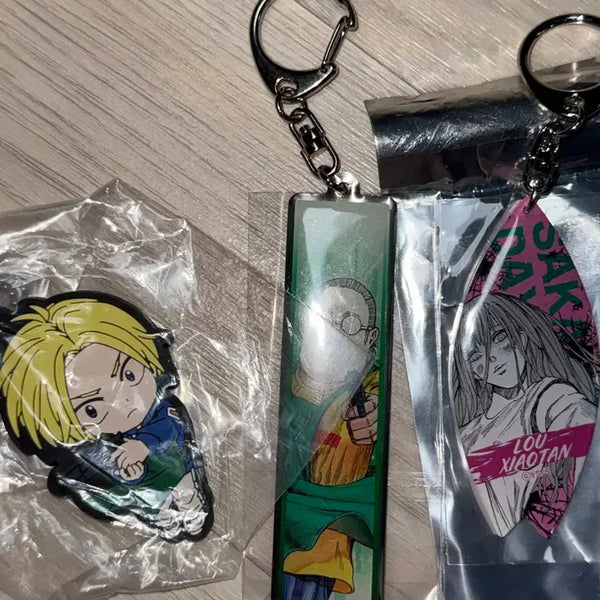 [BUNJANG] Sakura Days Shin Xiaotang Original Art Metal Keyring Bundle Set / 사카모토데이즈 신 샤오탕 원화 메탈 키링 일괄