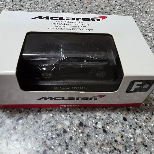 [BUNJANG] McLaren 12C GT3 1/64 Scale Model Car - Black / 맥라렌 12C GT3 1/64 모델카 블랙