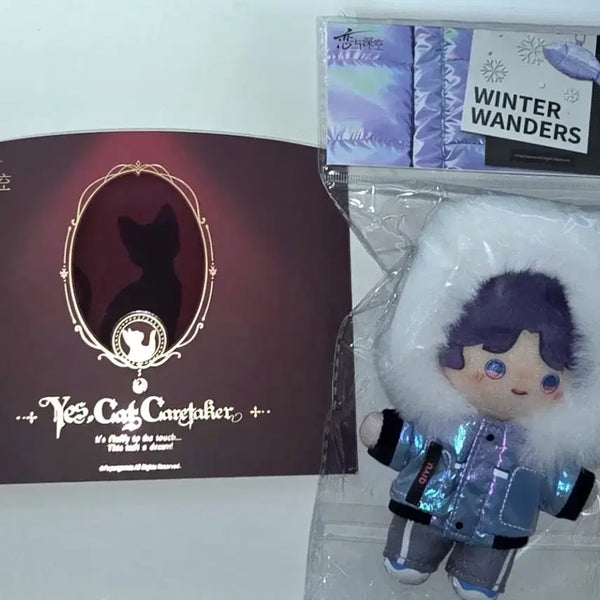 [BUNJANG] Love '&' Deep Space Giwook "Cat Butler" Photocard & Doll Bundle Set / 럽딥 러브앤딥스페이스 기욱 냥집사 포카 겨울 인형 누이 일괄