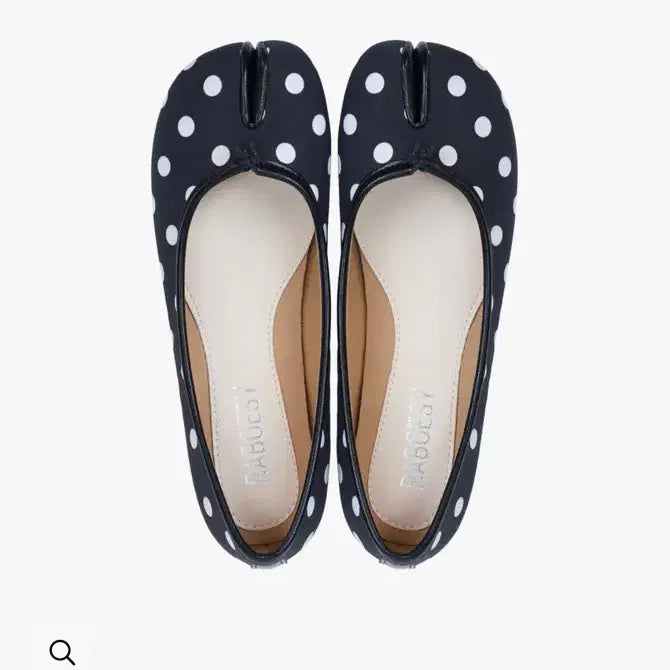 [BUNJANG] RABOESY Dot Tabi Ballet Flats / RABOESY 도트 타비 발레 플랫 슈즈 새상품