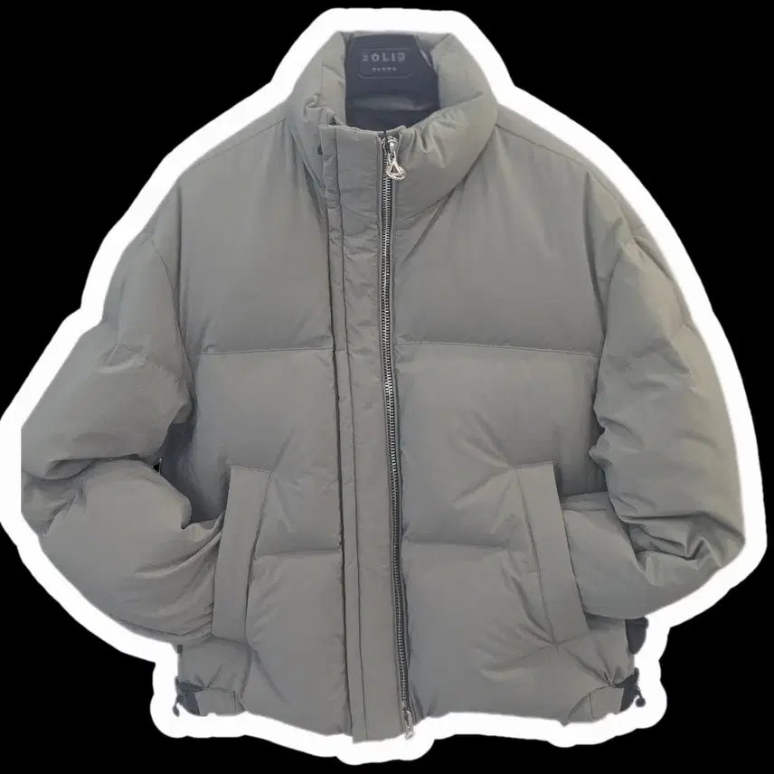 [BUNJANG] Solid Homme 118 Down Puffer Jacket Khaki Size 48 / 솔리드옴므 118패딩 카키 48(100)