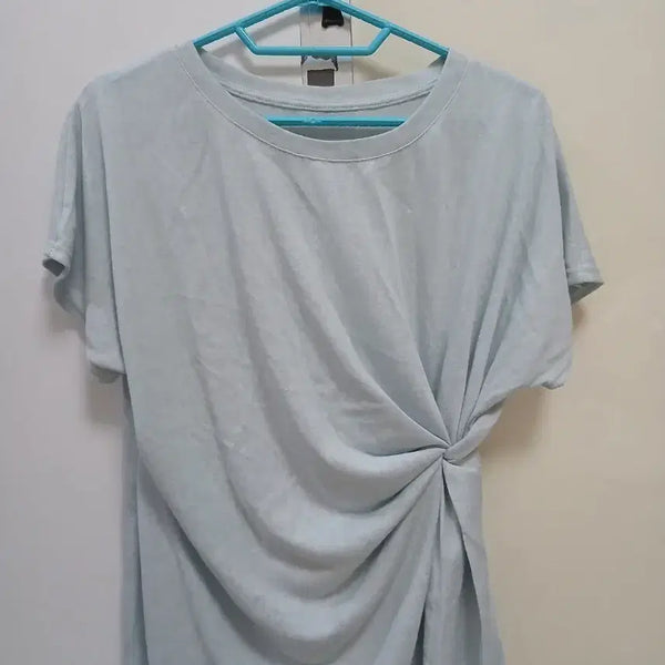 [BUNJANG] Lounge Twist Short Sleeve T-Shirt / (새옷)라운지 꼬임 반팔 티셔츠 55-77
