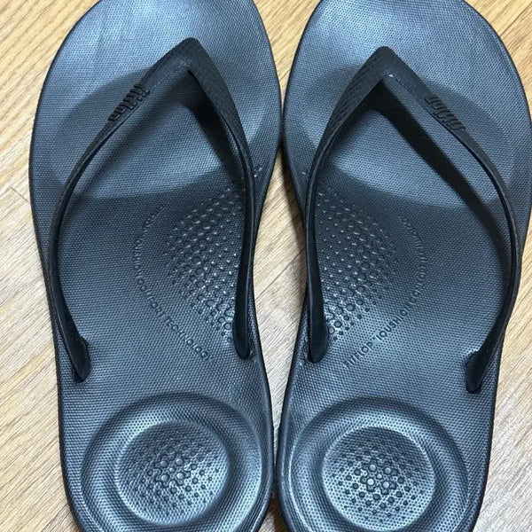 [BUNJANG] Fitflop Flip-Flops Black 240-245 / [핏플랍] 쪼리 블랙 240-245