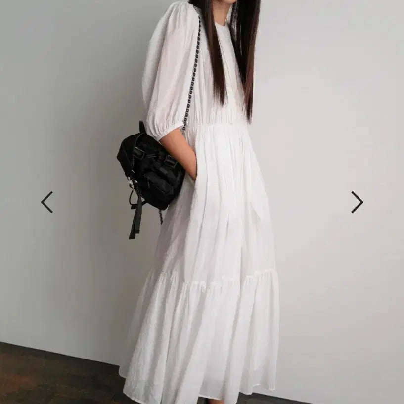 [BUNJANG] ORR Boil Cotton Dress White M / ORR 오르 세일 보일 코튼 원피스 (화이트/M) 새제품