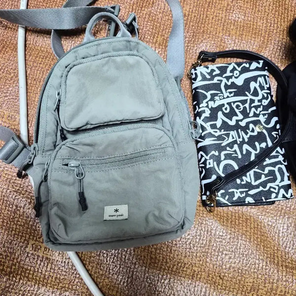 [BUNJANG] Snow Peak Mini Backpack Grey / 스노우피크 미니백팩 그레이