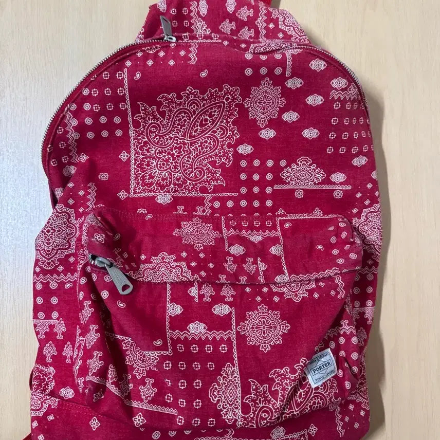 [BUNJANG] Yoshida Porter All Over Bandana Patchwork Print Cotton Canvas Backpack / 요시다포터 백팩
