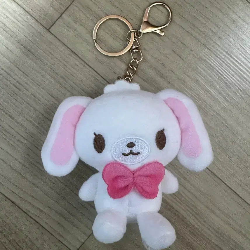 [BUNJANG] Aveil Shiro Usagi "Sugar Bunnies" Plush Keychain / 아베일 슈가바니즈 시로우사 인형 키링