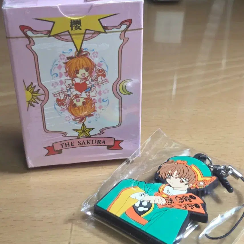 [BUNJANG] Cardcaptor Sakura Card Set & Shaoran Rubber Keychain / 카드캡터 굿즈 세트