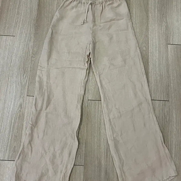 [BUNJANG] And Other Stories Linen Wide Pants Beige / 앤아더스토리즈 린넨 와이드 팬츠 베이지