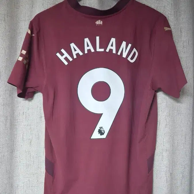 [BUNJANG] Manchester City 2024-2025 Third Authentic Haaland #9 Jersey / [새상품] 해외 S24-25 맨체스터 시티 써드 어센틱 No.9 홀란드