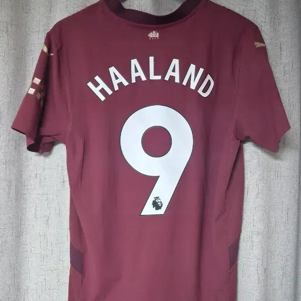 [BUNJANG] Manchester City 2024-2025 Third Authentic Haaland #9 Jersey / [새상품] 해외 S24-25 맨체스터 시티 써드 어센틱 No.9 홀란드