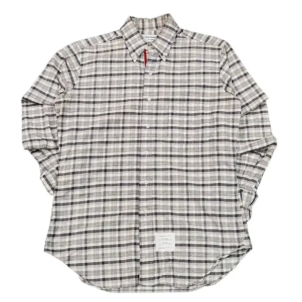 [BUNJANG] Thom Browne Check Shirt Size 3 / 톰브라운 체크 셔츠 3사이즈