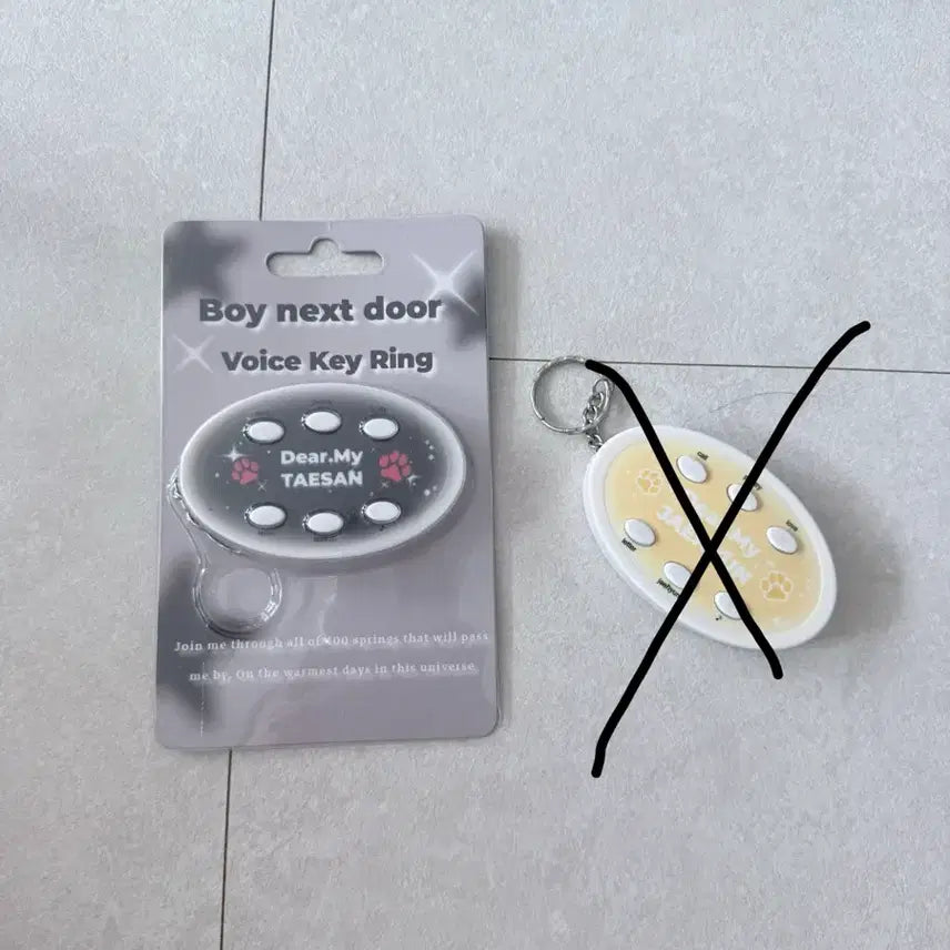 [BUNJANG] BOYNEXTDOOR Leehan Voice Keychain / 보이넥스트도어 이한 음성 키링
