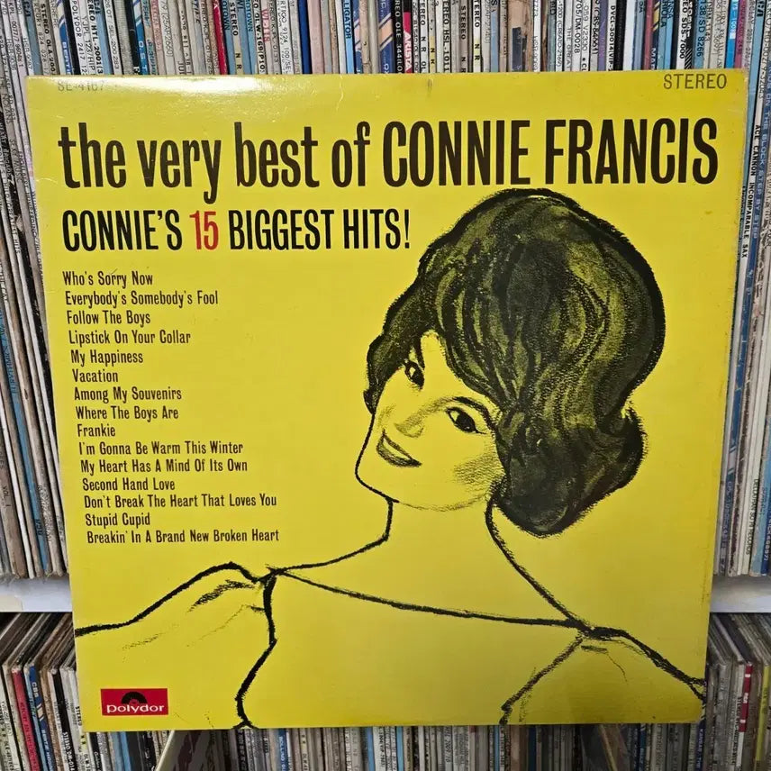 [BUNJANG] Connie Francis 15 Hit Album LP Record / 코니 프랜시스의 15곡 히트 앨범 LP판
