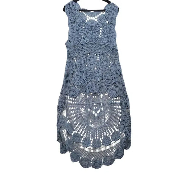 [BUNJANG] Unbalanced Knit Layering Dress / 4만8천원끈 원피스랑 레이어드 하시면 세련되게 돋보이는 제품입니다부드러운 뜨개디자인 면혼방 언벨런스니트입니다 앞면은 짧고 뒷면 길이는 길어요 상태좋고 품질좋은 제품입니다 저