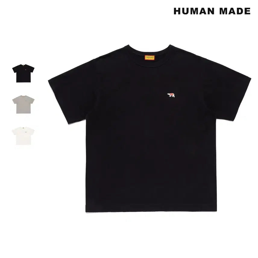[BUNJANG] Human Made Animal Badge Short Sleeve T-Shirt / 휴먼메이드 애니멀뱃지 반팔 티셔츠 3