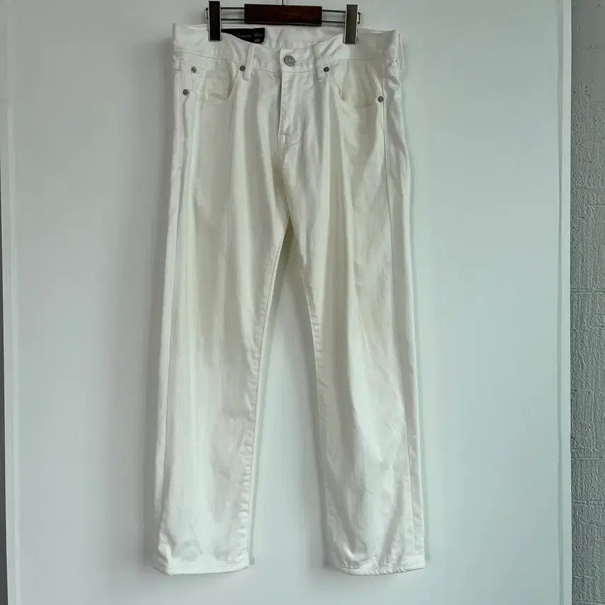 [BUNJANG] Armani Exchange White Skinny Jeans Pants / 아르마니 익스체인지 화이트 스키니진 팬츠