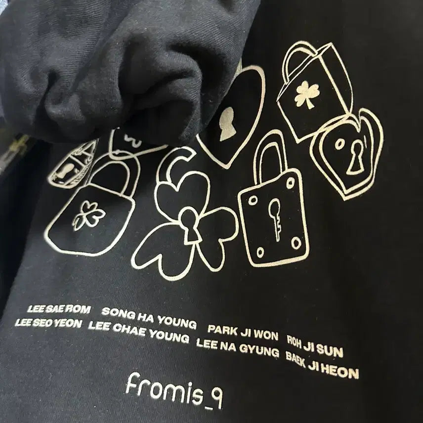 [BUNJANG] fromis_9 FROM NOW Hoodie + Hoodie Photocard + T-Shirt Photocard + Opener Photocard / 프로미스나인 프롬나우 후디 + 후디 포카 + 티셔츠 포카 + 오프너 포카