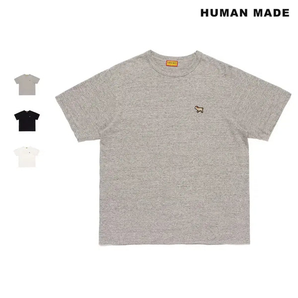 [BUNJANG] Human Made Animal Badge Short Sleeve T-Shirt / 휴먼메이드 애니멀뱃지 반팔 티셔츠 2