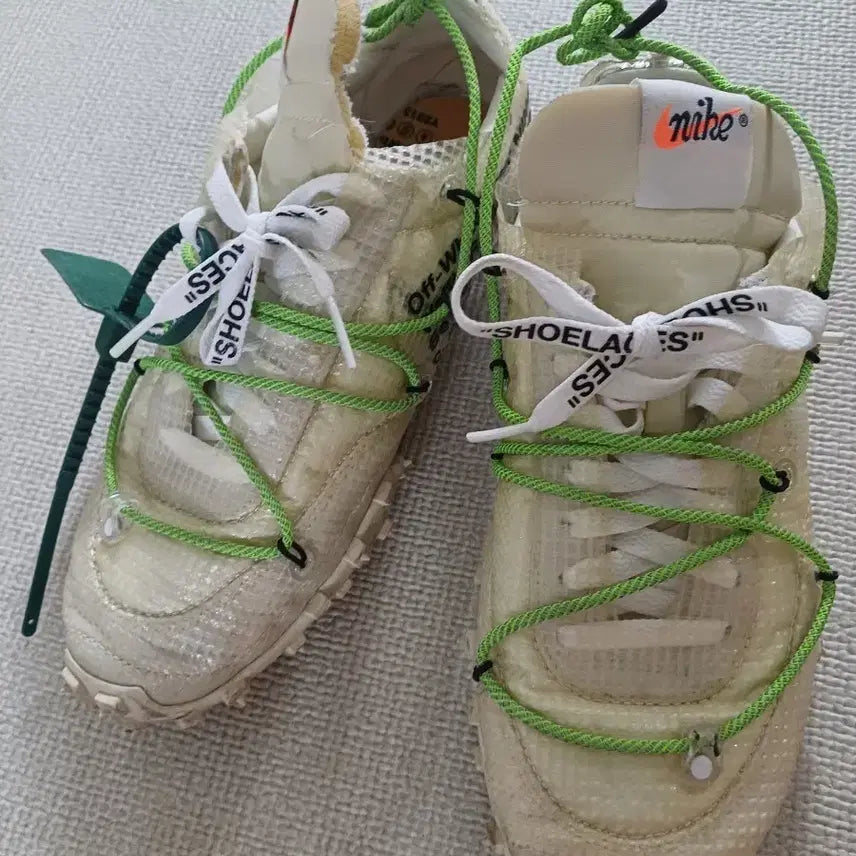 [BUNJANG] Nike Off-White Running Shoes Ivory / 나이키 오프화이트 런닝화 아이보리