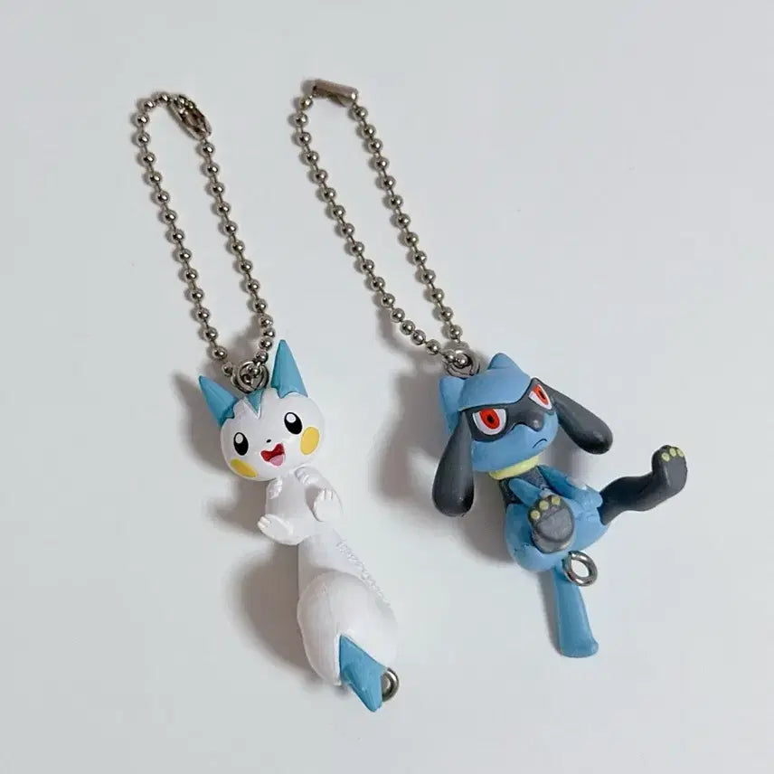 [BUNJANG] Pokemon Monster Ball Chain Gacha Vol. 6 Pachirisu, Riolu / 포켓몬스터 포켓몬 대롱 가챠 6탄 파치리스 리오르 볼체인